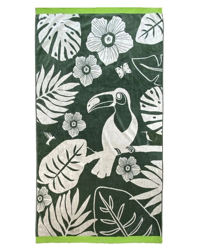 Le Comptoir De La Plage  Peškir Za Plažu Musia 100X175, Zeleni