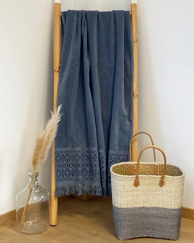 Le Comptoir De La Plage  Peškir Za Plažu Romance Gris 90X170, Sivi