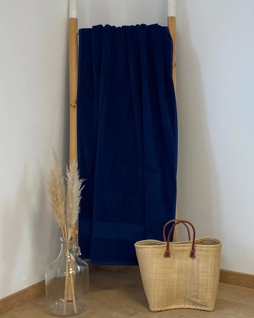 Le Comptoir De La Plage  Peškir Za Plažu Classy Navy 90X180, Teget