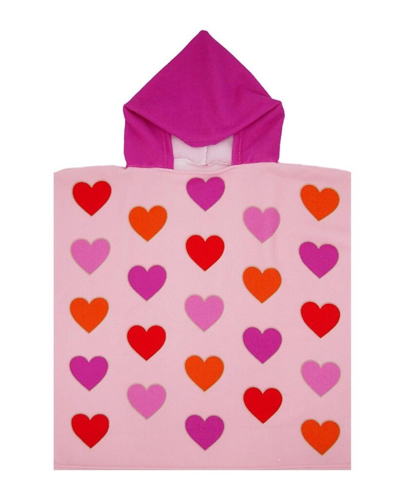 Le Comptoir De La Plage  Peškir Za Plažu Poncho Coeurs 60X120, Rozi