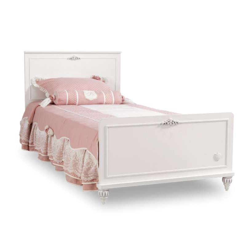 Cilek Mobilya Romantica Krevet 100X200, Bijeli