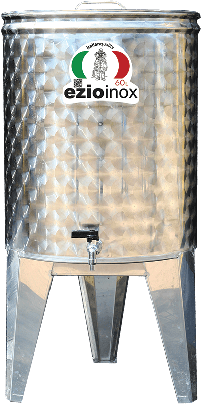 Ezio Inox  Bure za vino Inox  60L