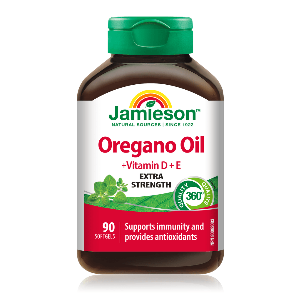 Jamieson Origano Oil with vit D+E 90 softgel