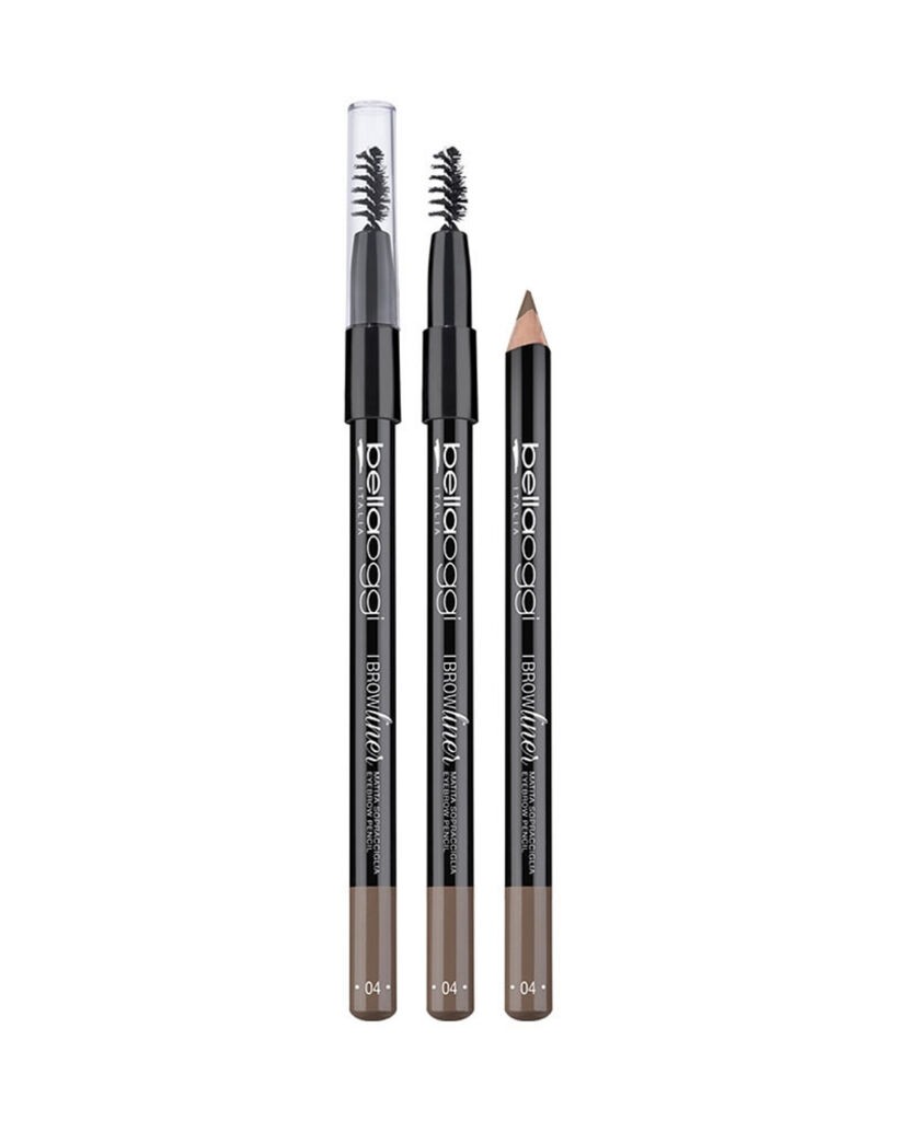 Bellaoggi Olovka za obrve Brow Liner, Med Brown/Red 04