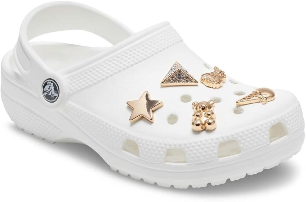 Crocs Ukrasi Gold Icons 5, Zlatne Boje