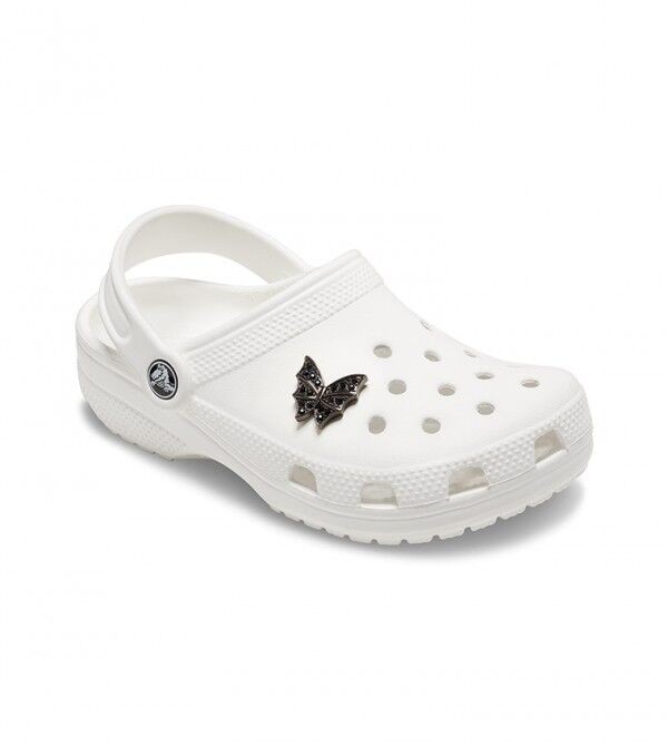 Crocs Ukrasi Black Butterfly, Crni