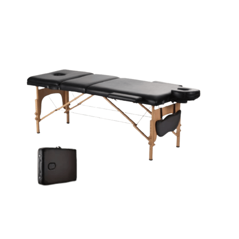 SH Spa & Beauty Sklopivi Masažni Krevet – Black Edition AC0028