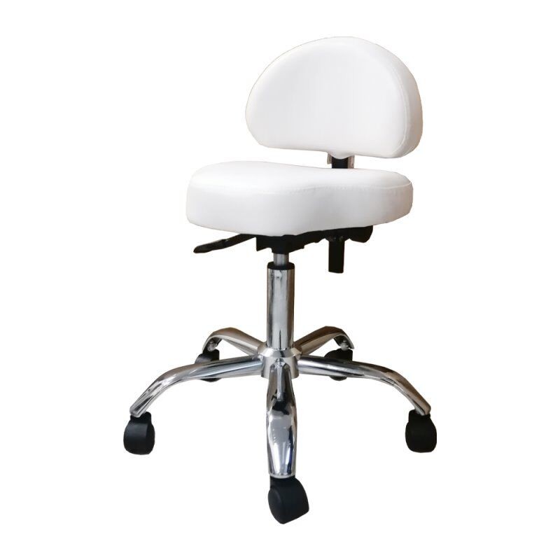 DM pomoćna stolica 3165 sa naslonom, crna