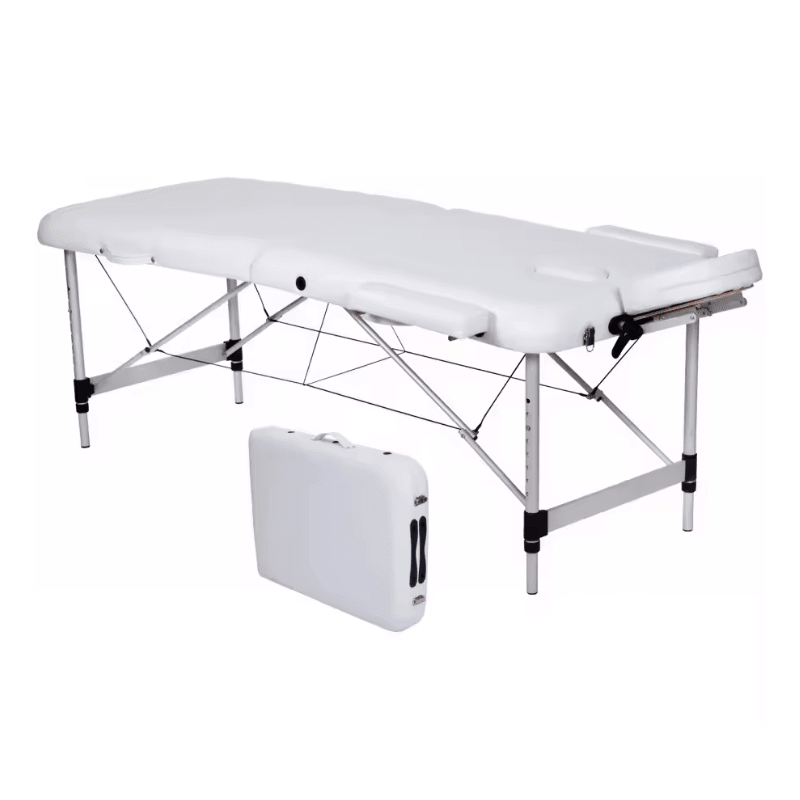 SH Spa & Beauty Sklopivi Masažni Krevet – White Edition  AC0027