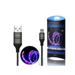 Remax RC-130m Data kabl Micro USB, RGB, Crni