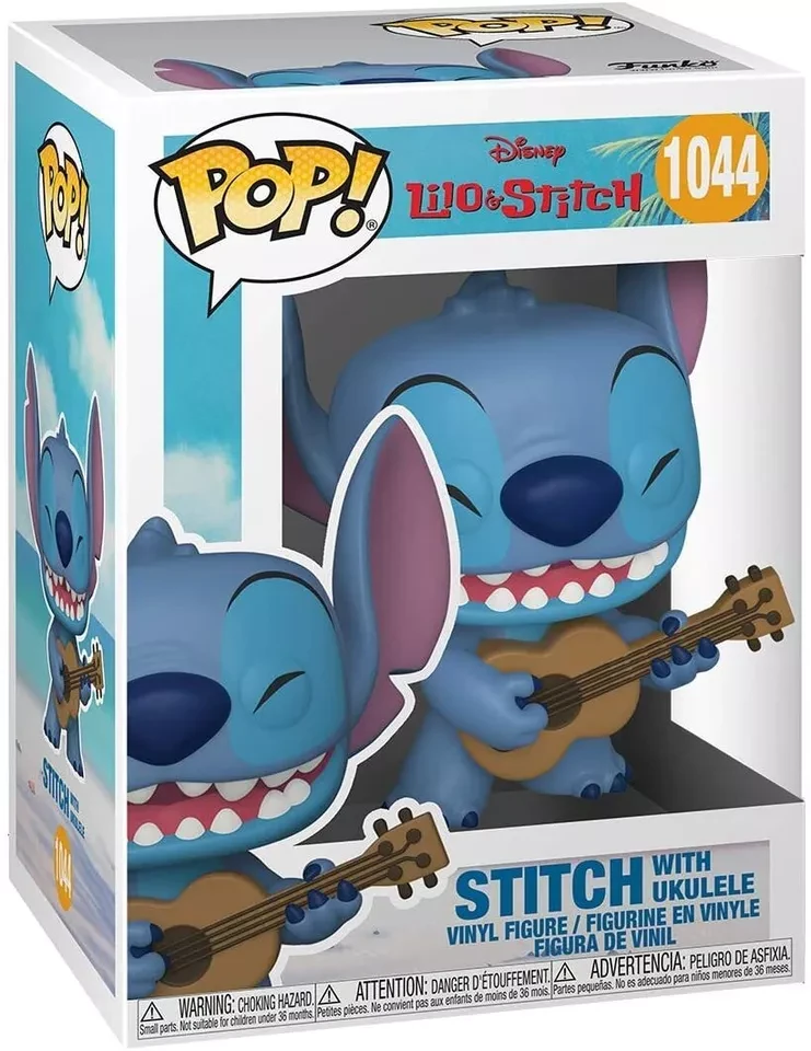 POP! Bobble Figure Lilo & Stitch Disney Stitch with Ukelele, Plava
