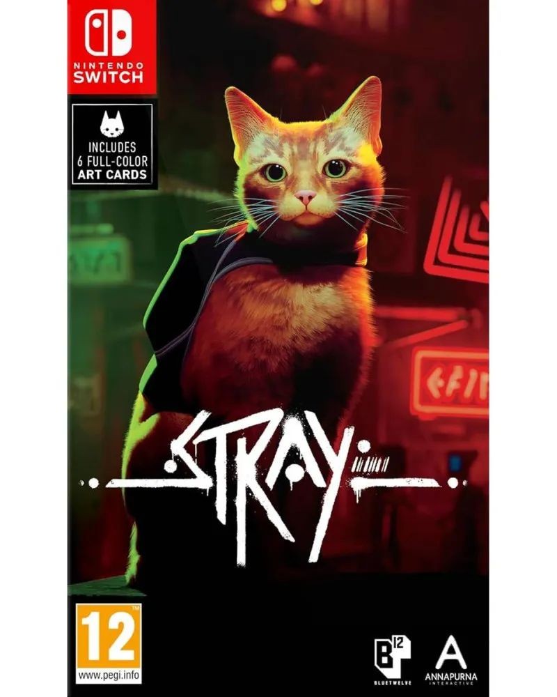 Playstation 5 Stray, Crna