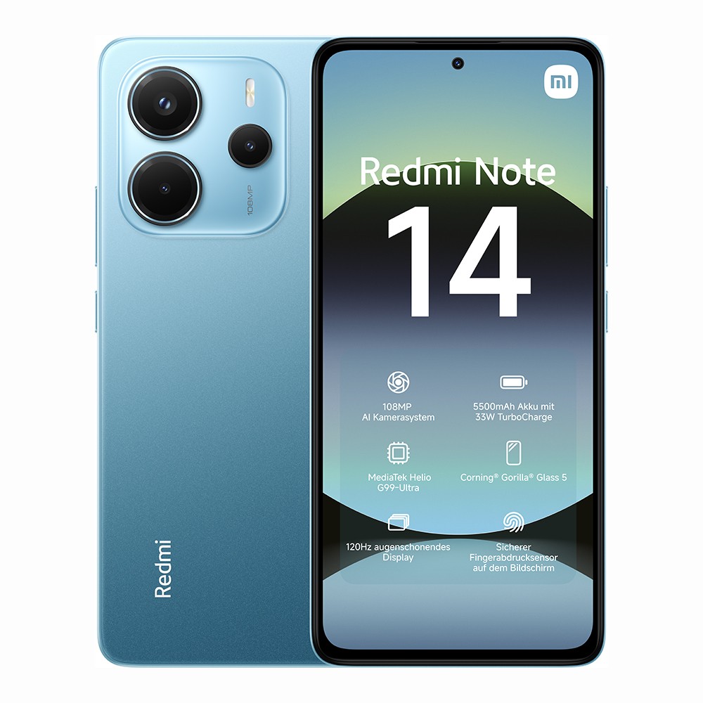 XIAOMI Mobilni telefon Redmi Note 14 6/128 Crna