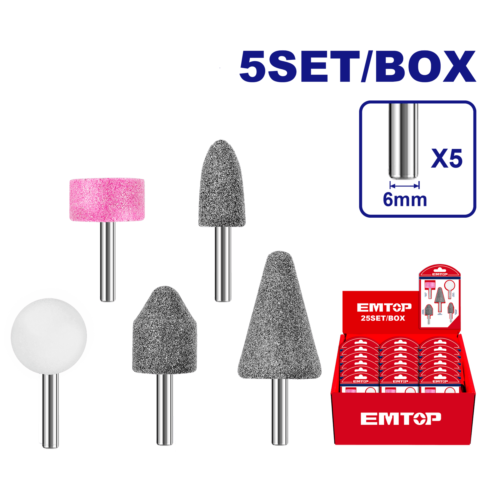 EM TOP Set Brusnih Kamena  S16323