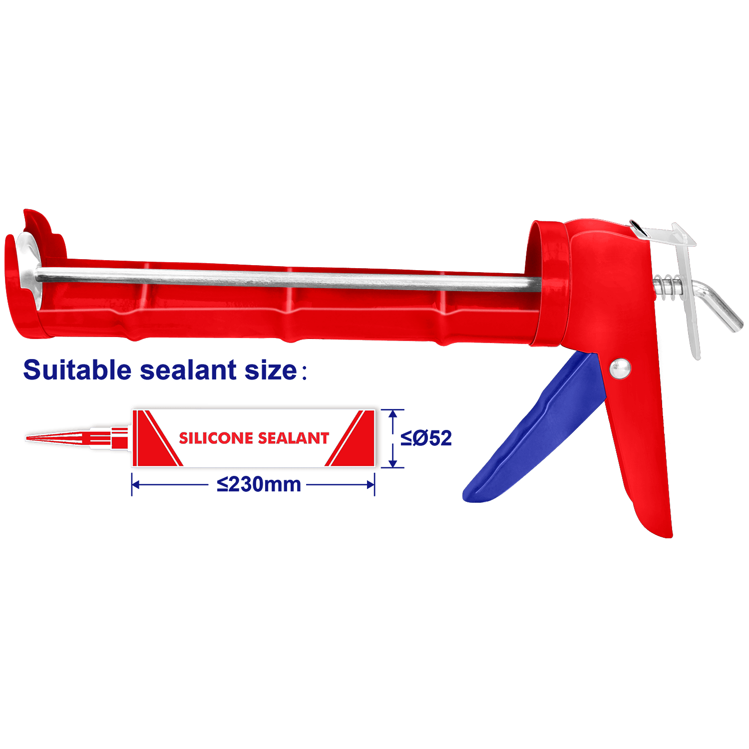 EM TOP Pištolj Za Silikon 230Mm  S16422