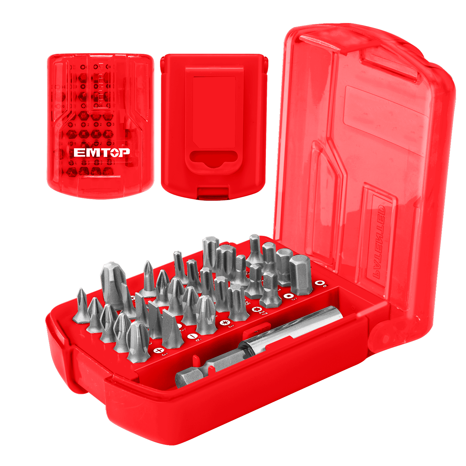 EM TOP Set Bitova Odvijača 30Kom S16296