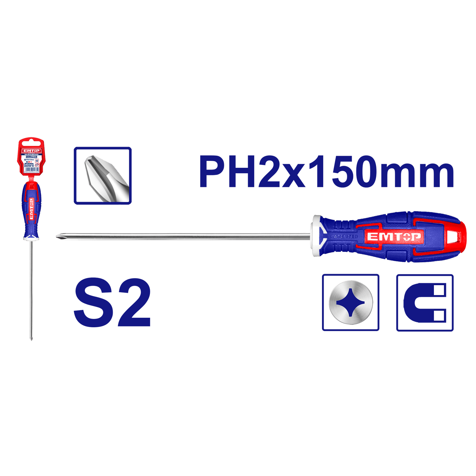 EM TOP Odvijač Krstasti S16301