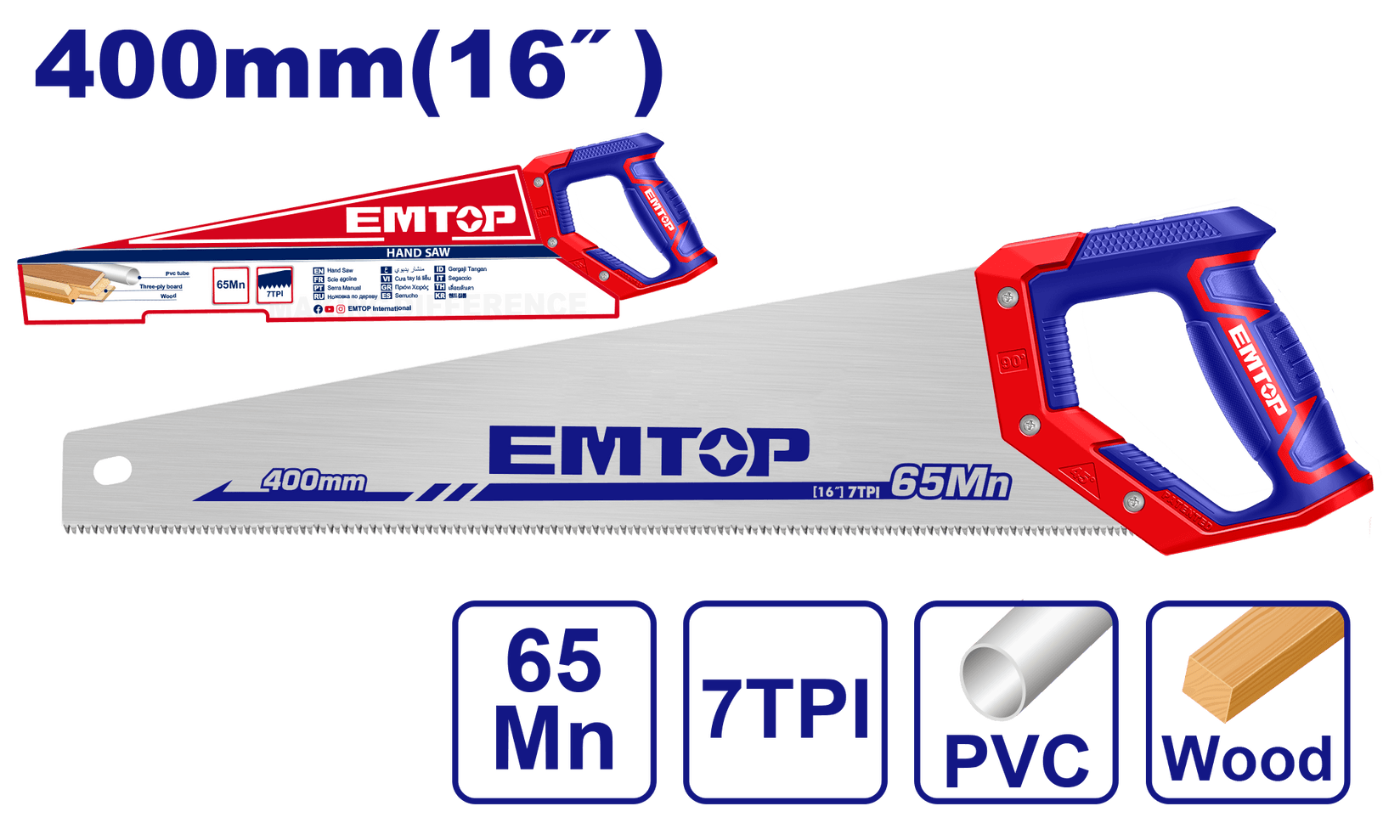 EM TOP Ručna Testera Ehas4002  S16237