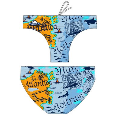 Turbo Muški kupaći kostim Atlantida nebo plavi - 5XL