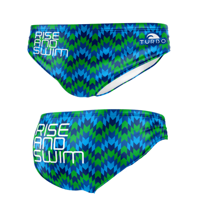 Turbo Muški kupaći kostim Rise and Swim print - XL