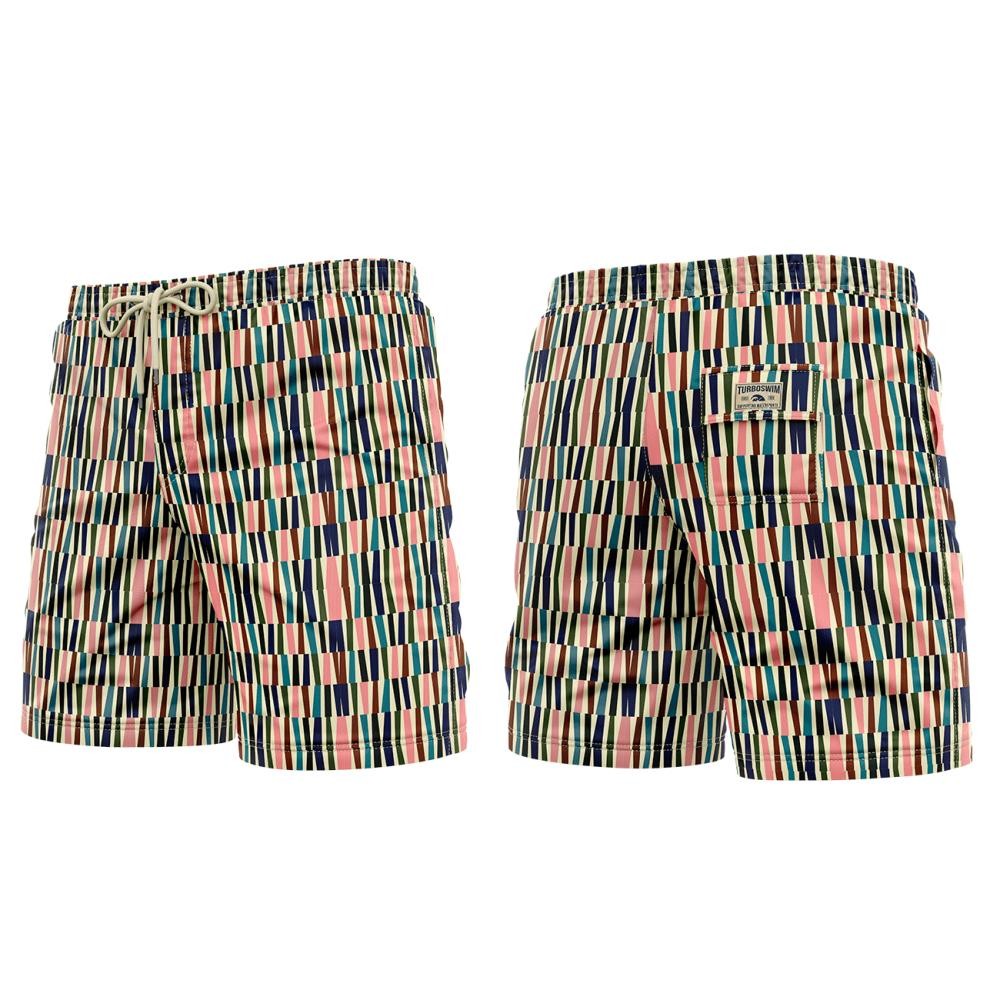 Turbo Muški šorts Turbo Broken roze - M