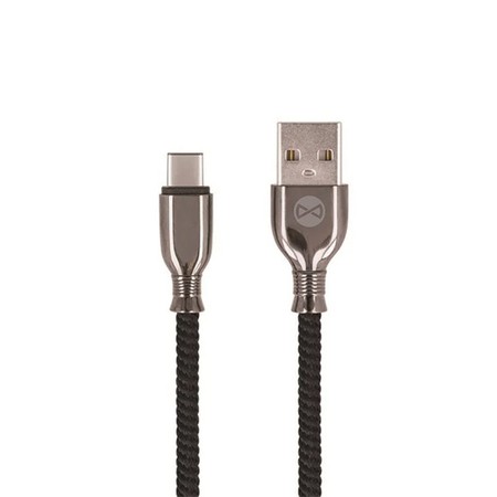 Forever Data kabl Tornado USB /USB-C 1m 3A GSM097160, Crna