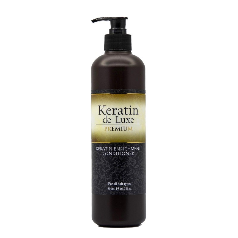Keratin de Luxe Premium Balzam za kosu 500ml, Smeđa