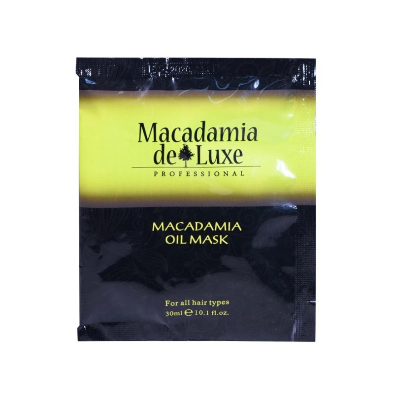 Macadamia de Luxe Maska za kosu 30ml, Crna