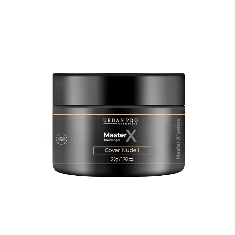 Urban Pro Master X'builder gel Low heat Cover Nude I 50gr, Crni
