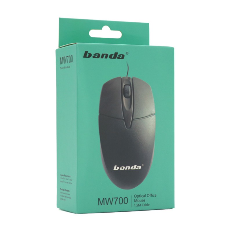 Banda MW700 Miš, Crni