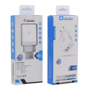Teracell Evolution TC-04 Kućni punjač, iPhone/Lightning, PD+2.4A, Bijeli