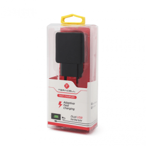 Teracell TC-31 Kućni punjač, Brzi, QC, 3.0, Crni