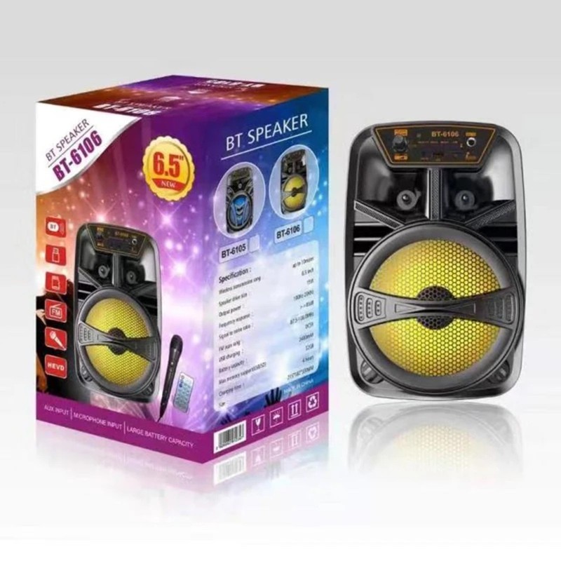 SZ BT-819 Bluetooth zvučnik za karaoke sa mikrofonom, Crni