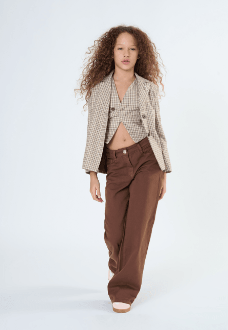 To Be Too Pantalone FW25VRT785W25MORO, Smeđe (braon)