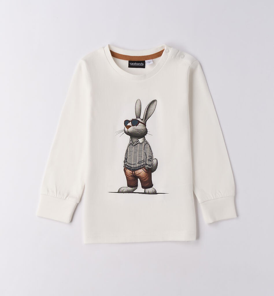 Sarabanda M Majica  Za  Dječaka FW25BR0F1310112,  Bijela