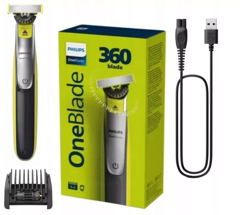 PHILIPS Oneblade električni brijač za muškarce - rotacija 360°, 5 u 1 brijač