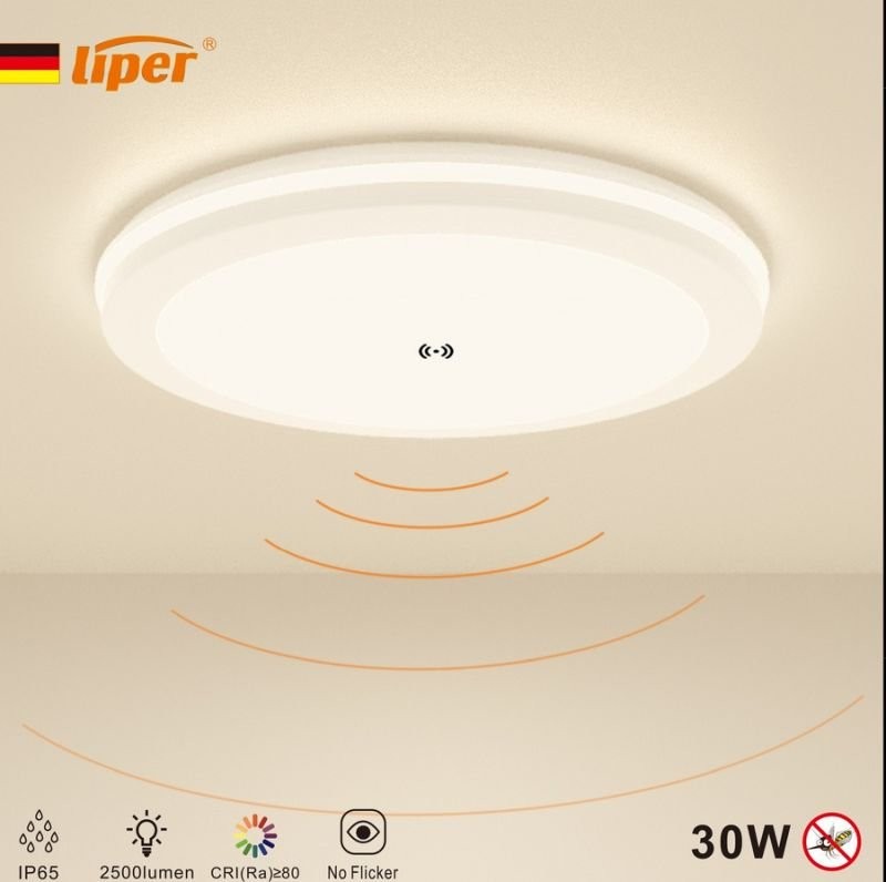 Liper LED lampa sa senzorom 30W 6500K okrugla IP65 LP-DL30MA01-YG