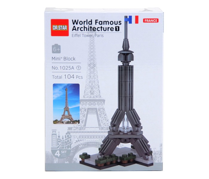 Igračka blokovi za slaganje poznate svjetske građevine