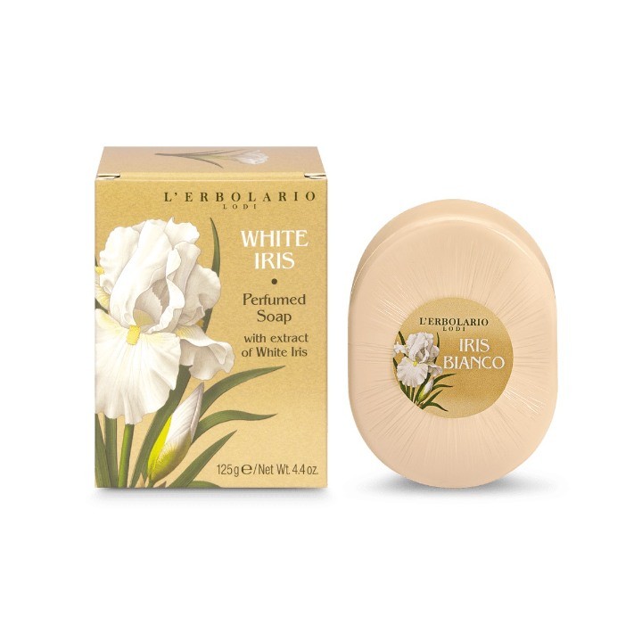 Lerbolario sapun za tijelo s mirisom bijelog irisa, 125 g