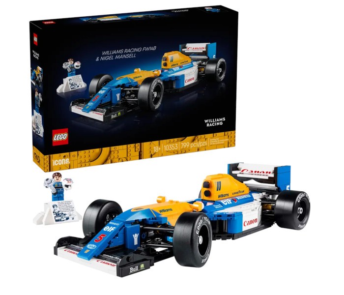 Igračka Lego kocke Icons Williams Racing FW14B & Nigel Mansell 18+