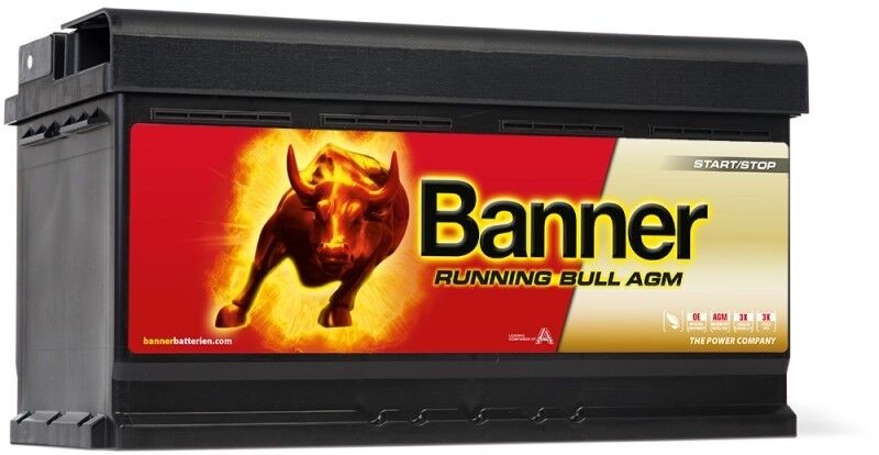 12V/95AH+D Banner RunningBull AGM (850A)