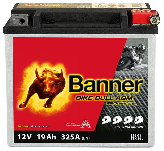 12V/26AH+D Banner BikeBull_AGM Prof (400A) OE *