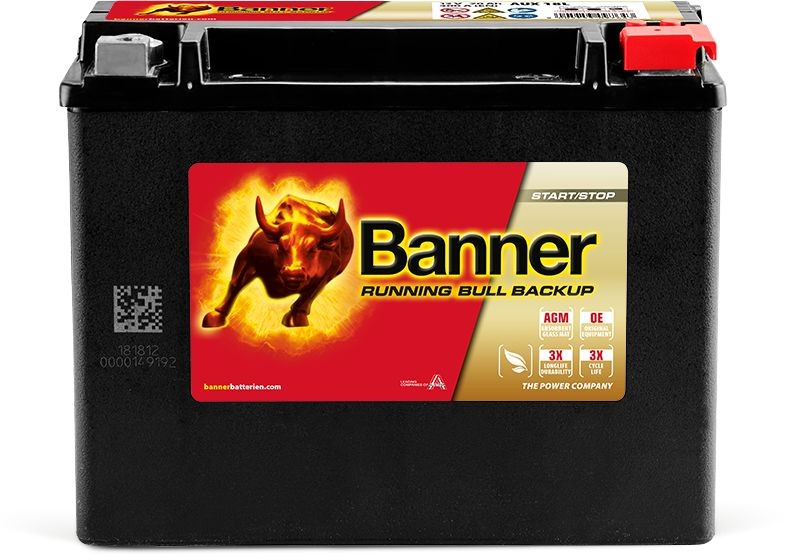 12V/9Ah+L Banner Runningbull Backup