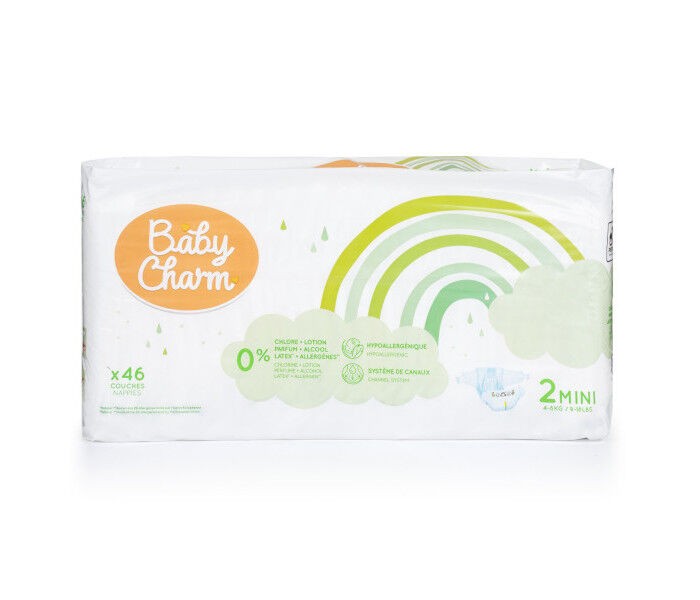 BabyCharm pelene mini 3-6 kg ,46/4 kom
