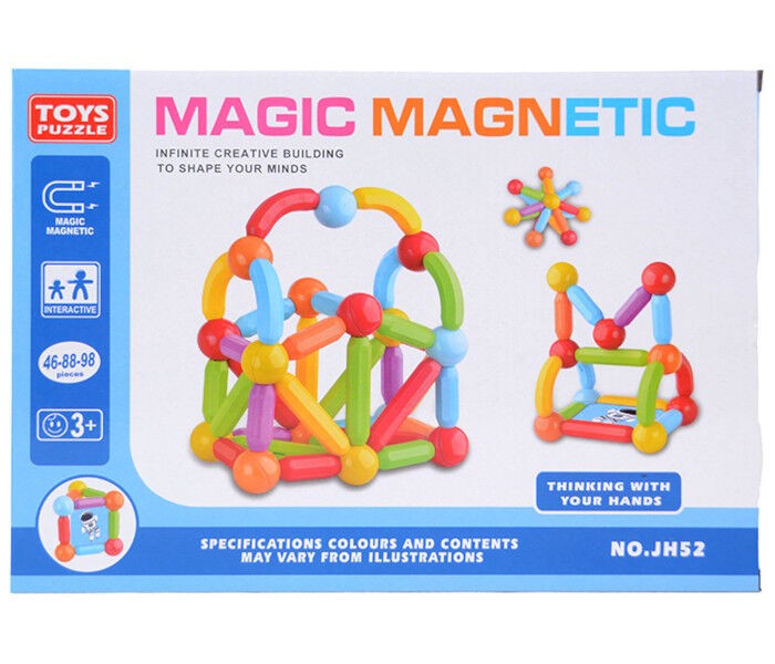 Igracka magnetne šipke za slaganje (46 kom.)