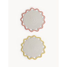 Okrugli pleteni podmetač za sto