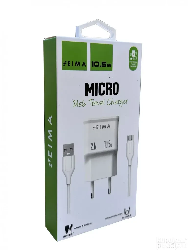 Micro USB Putni Punjač 2.1A 10.5W
