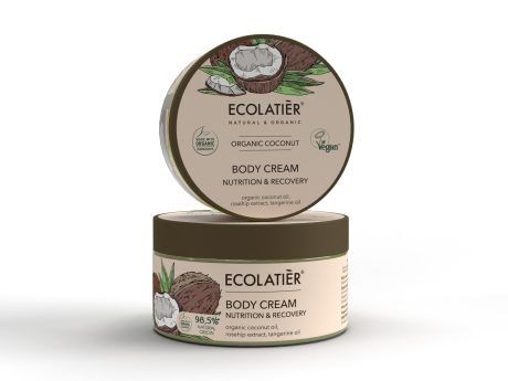 Ecolatier Body Cream Nutrition & Recovery - Organic Coconut 250Ml