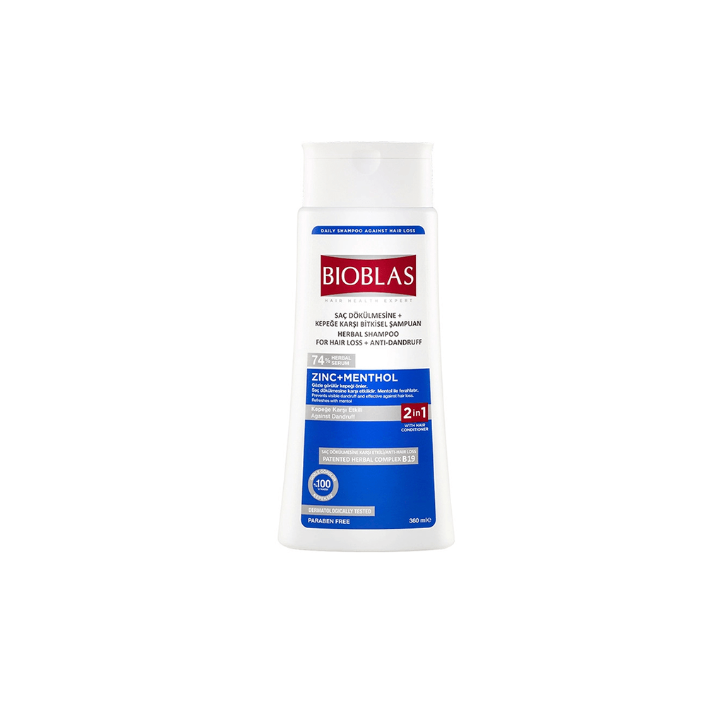 Bioblas Anti-Hair Loss 360 Ml Zinc Pyrithione
