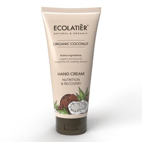 Ecolatier Hand Cream Nutrition & Recovery - Organic Coconut 100Ml